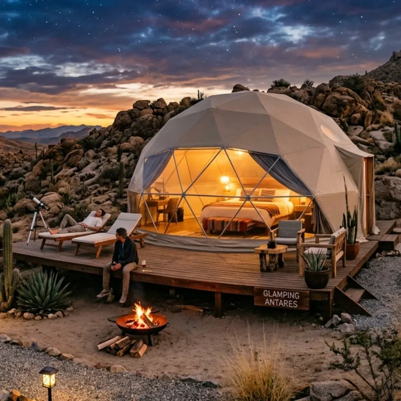 GLAMPING TIPO DOMO "DESIERTO"