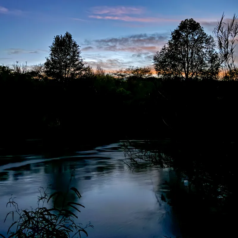 Rio Nazas de noche