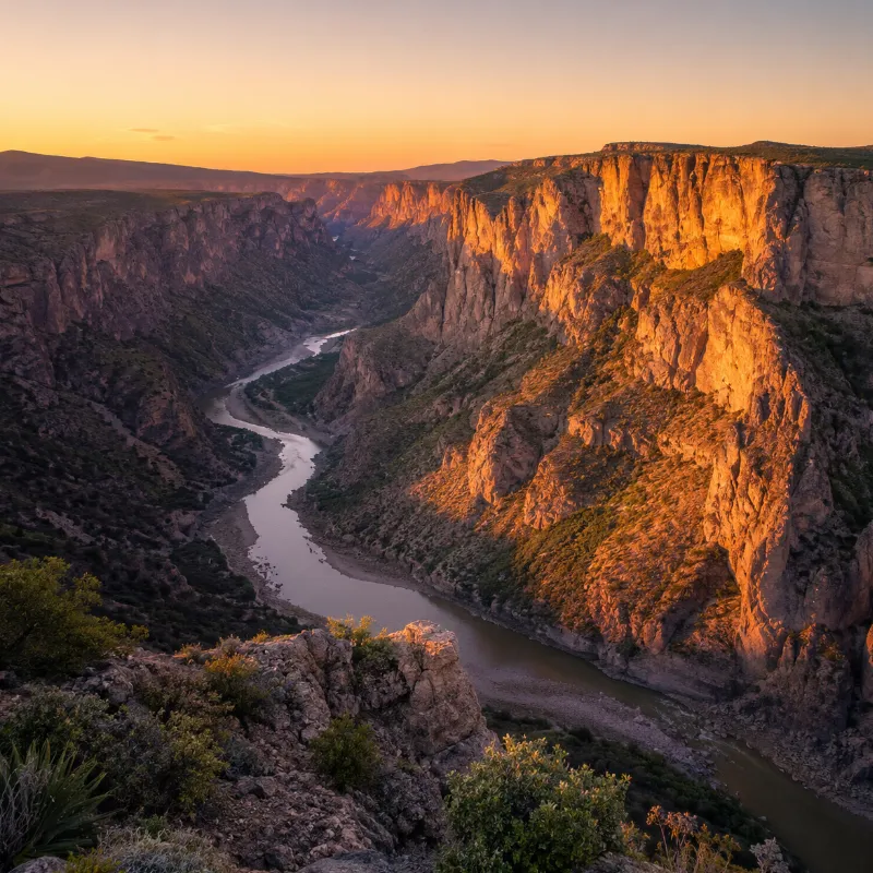 Mirador natural del Cañón de Fernández en Lerdo Durango